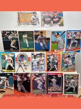 Cal Ripken Jr. Orioles Vintage lot of 17